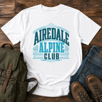 Airedale Terrier Alpine Club t-shirt design