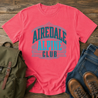 Airedale Terrier Alpine Club t-shirt design