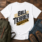 Bull Terrier Text-only typographic lockup reading 'Bull Terrier Backcountry' t-shirt design