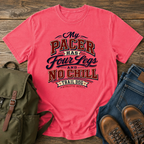 Dog Typographic treatment: collegiate/varsity athletic wordmark, arched primary in a worn varsity serif t-shirt design