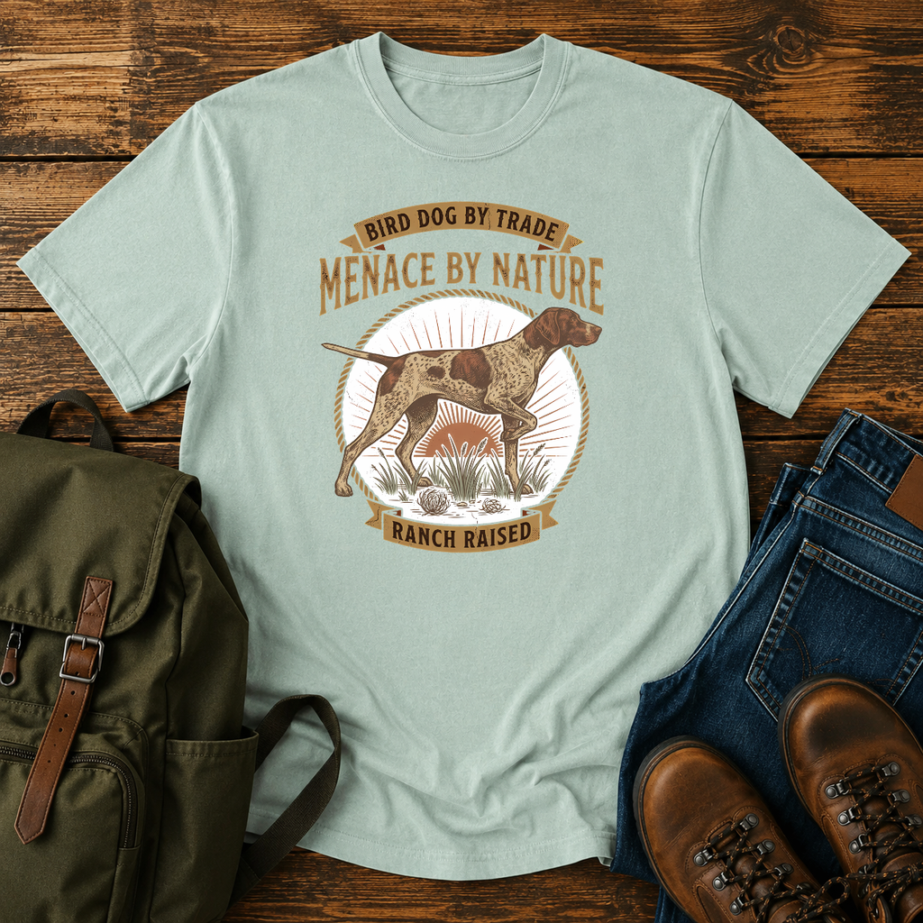 German Shorthaired Pointer bird dog t-shirt design