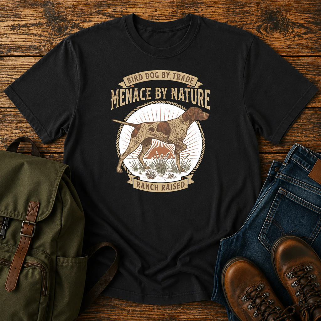 German Shorthaired Pointer bird dog t-shirt design