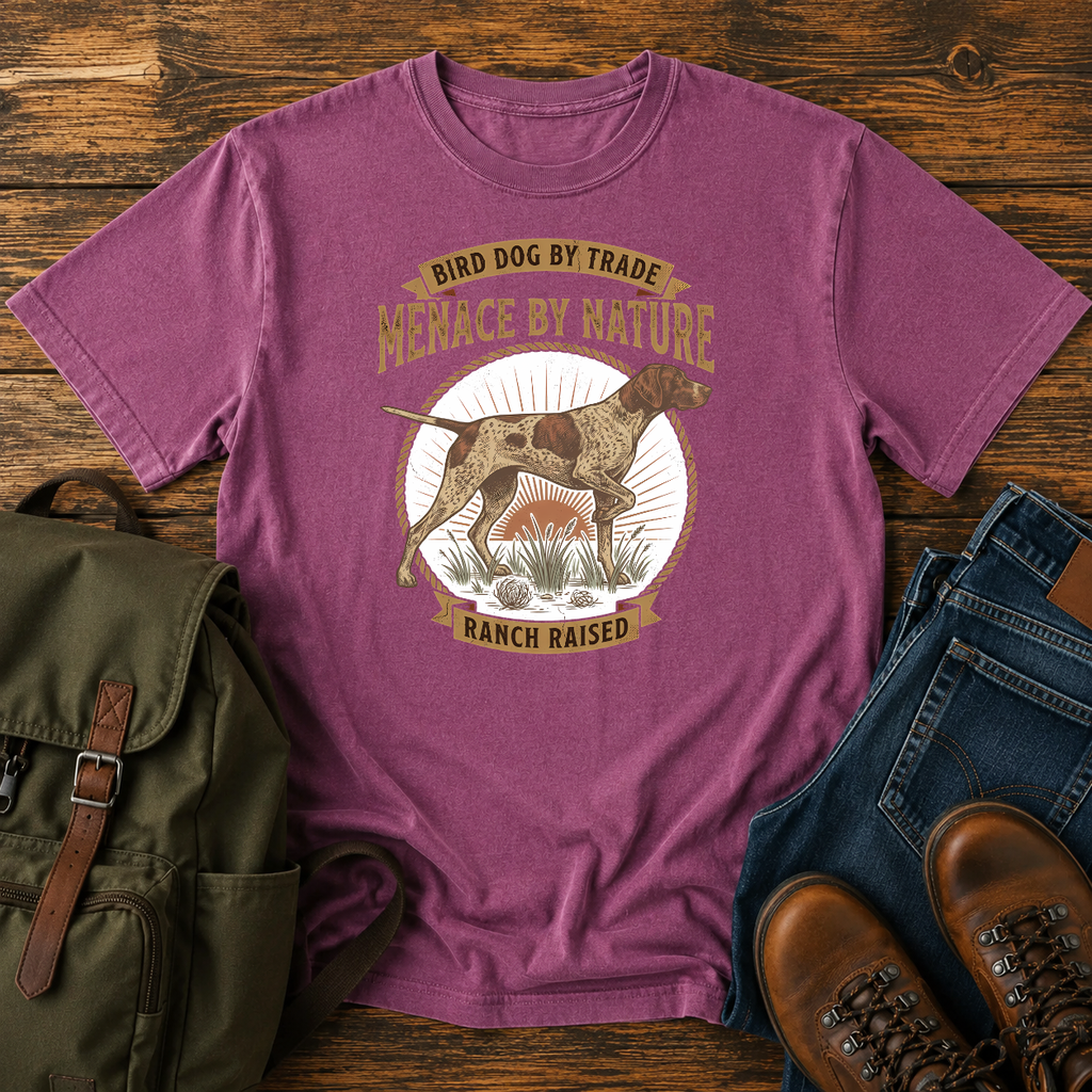 German Shorthaired Pointer bird dog t-shirt design