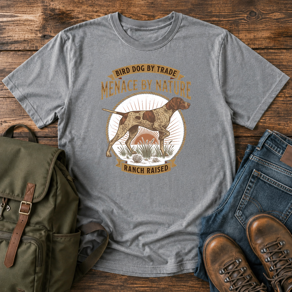 German Shorthaired Pointer bird dog t-shirt design