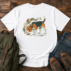 Beagle nose down t-shirt design