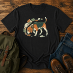 Beagle nose down t-shirt design