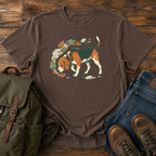Beagle nose down t-shirt design