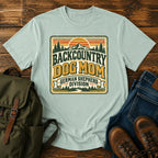 German Shepherd Backcountry Dog Mom hiking dog on a t-shirt design