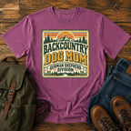 German Shepherd Backcountry Dog Mom hiking dog on a t-shirt design