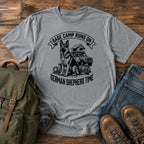 German Shepherd base camp slogan t-shirt design