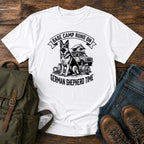 German Shepherd base camp slogan t-shirt design