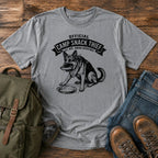 German Shepherd snack slogan t-shirt design