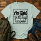 German Shepherd off-grid slogan t-shirt design