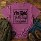 German Shepherd off-grid slogan t-shirt design