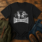 German Shepherd on guard slogan t-shirt design