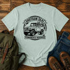 German Shepherd shotgun slogan t-shirt design
