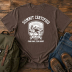 German Shepherd summit certified badge t-shirt design — "Summit Certified"