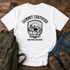 German Shepherd summit certified badge t-shirt design — "Summit Certified"