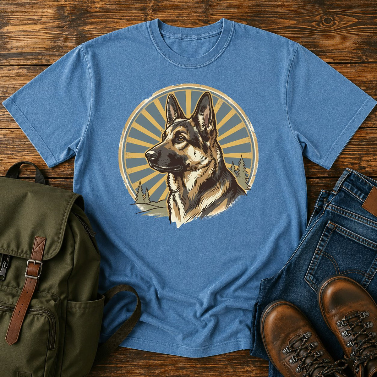 German Shepherd sable t-shirt design