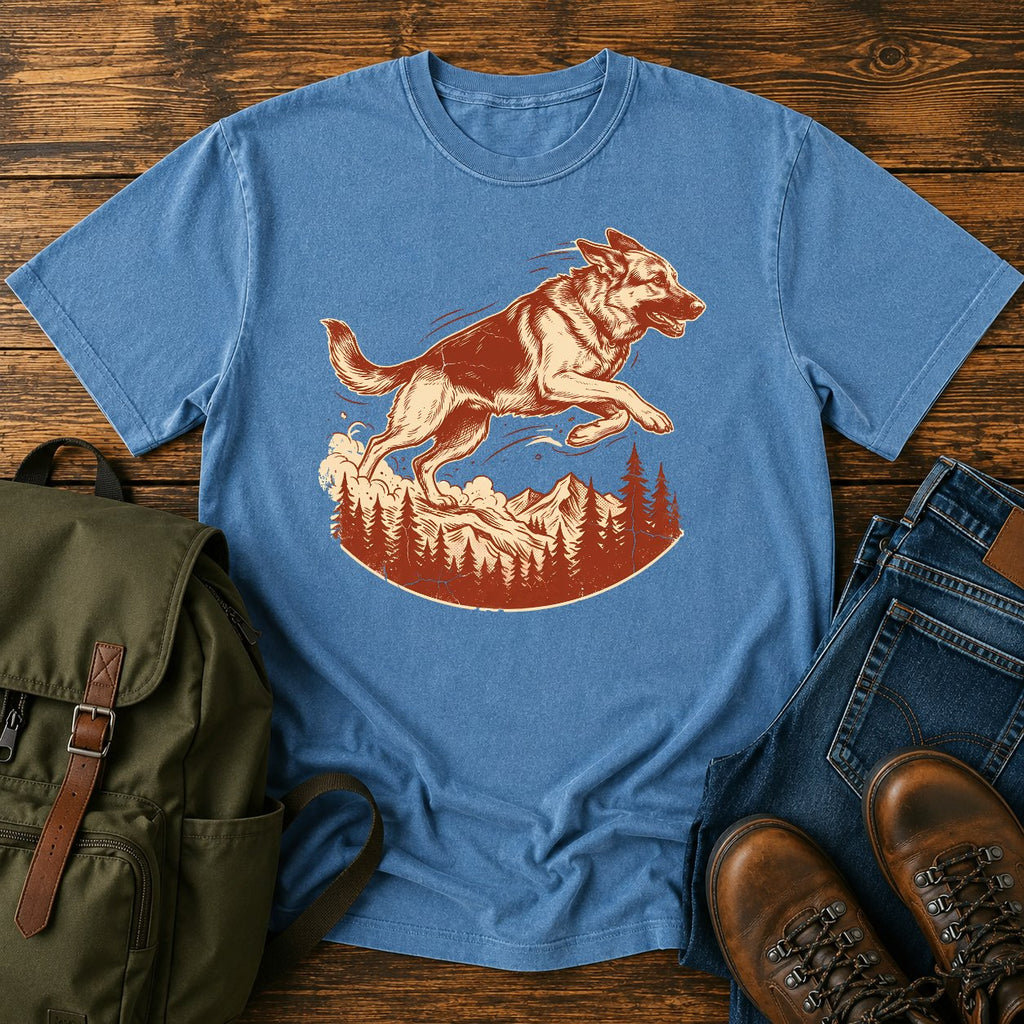 German Shepherd zoomies t-shirt design