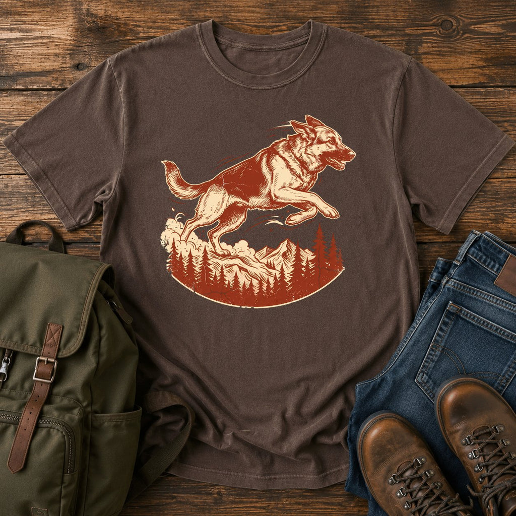German Shepherd zoomies t-shirt design